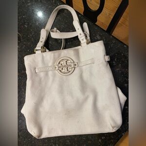 Tory Burch Rehab Project White Tote Bag Purse